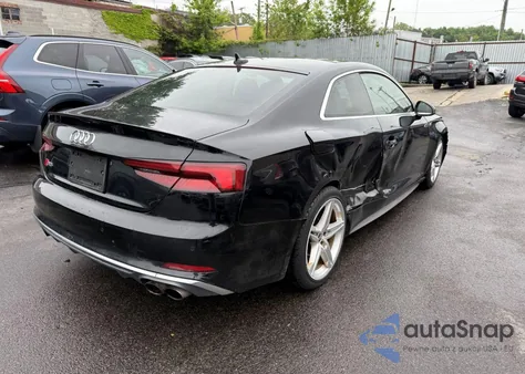 2018 Audi S5 3.0T Premium Plus из США, поврежденный, VIN WAUP4AF59JA077177